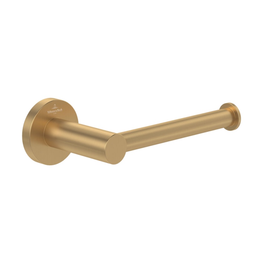 Cutout image of Villeroy & Boch Elements Tender Brushed Gold Toilet Roll Holder